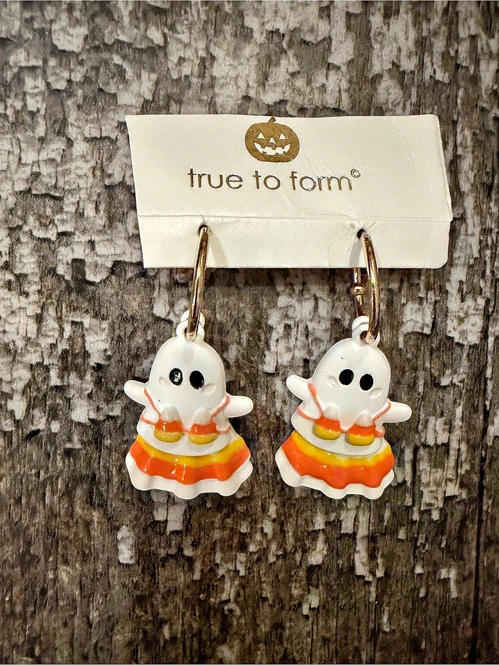 true to form Ghost earrings Ghost Halloween Earrings